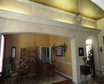 Foyer Faux Finished Walls